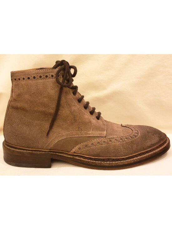 Doucal\'s Italy Men\'s Ankle Boots Size-EU-39/US6.5/7 Espresso Leather/Suede main image 6